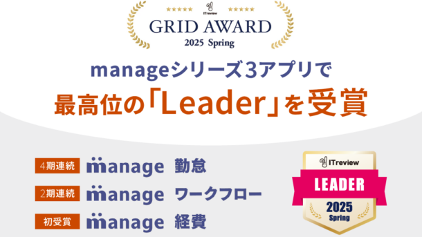 ITレビューグリッドアワードLeader受賞